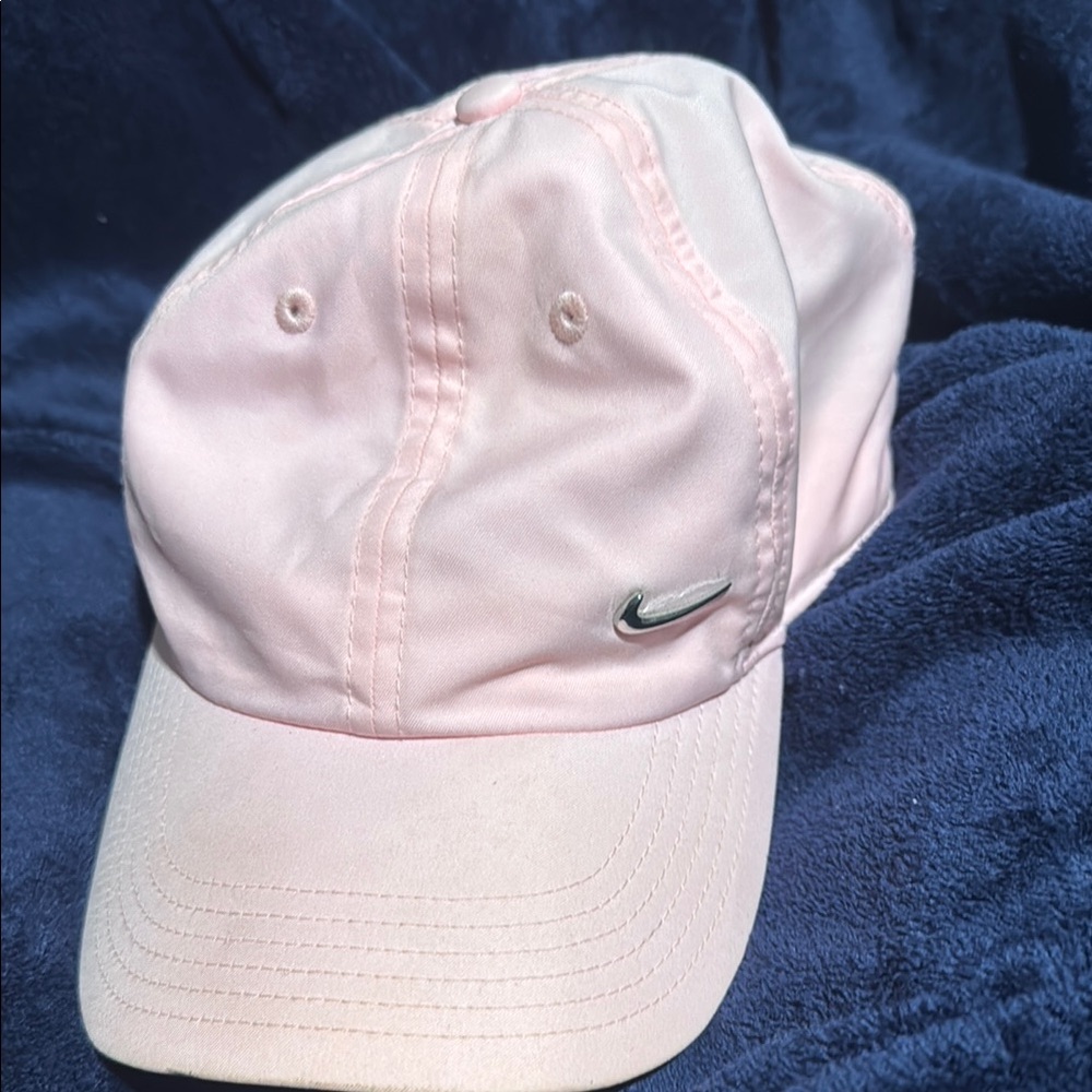 Nike Light Pink Cap with Silver Logo